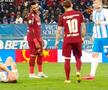 Billel Omrani (28 de ani) a comis un gest golănesc în minutul 16 al meciului dintre CS Universitatea Craiova și CFR Cluj, la scorul de 0-0. / FOTO: Captură @Digi Sport 1
