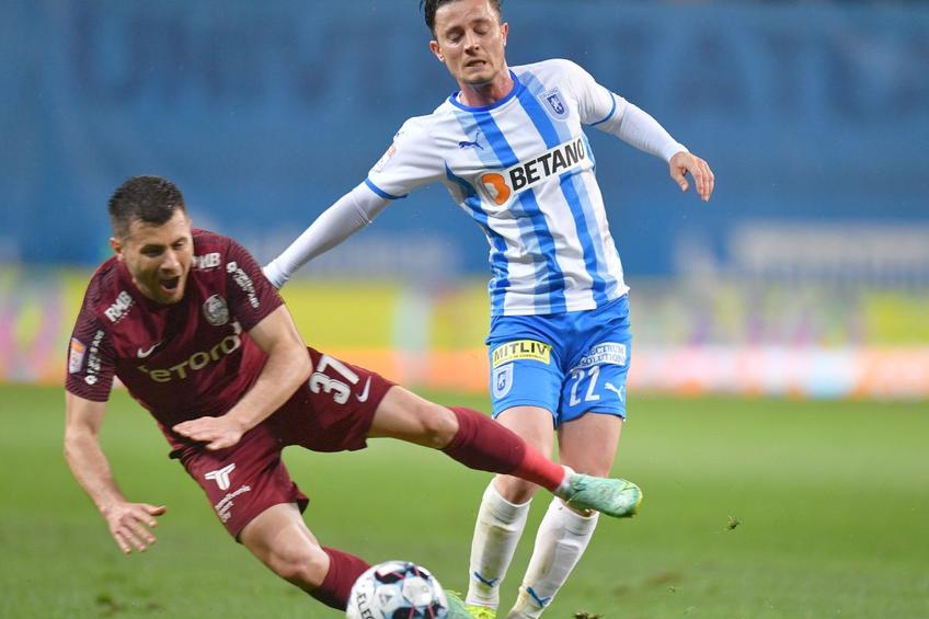 Mihai Bordeianu, într-un duel cu Gustavo. Foto Raed Krishan (GSP)