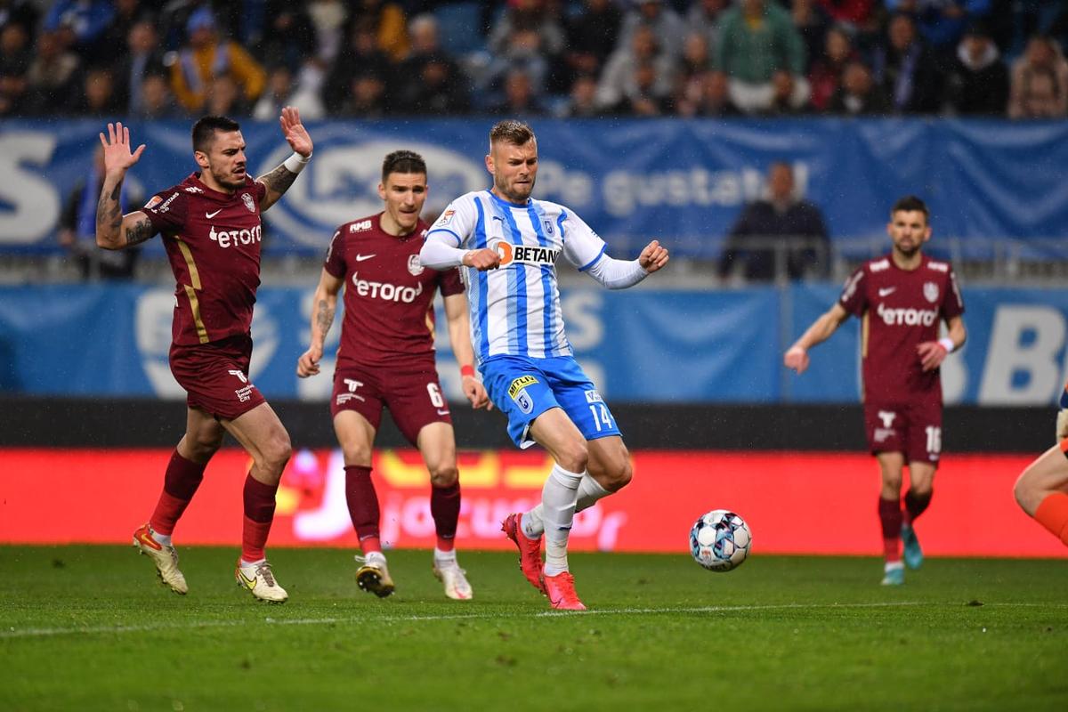 Gol Alexandru Crețu în CSU Craiova - CFR Cluj