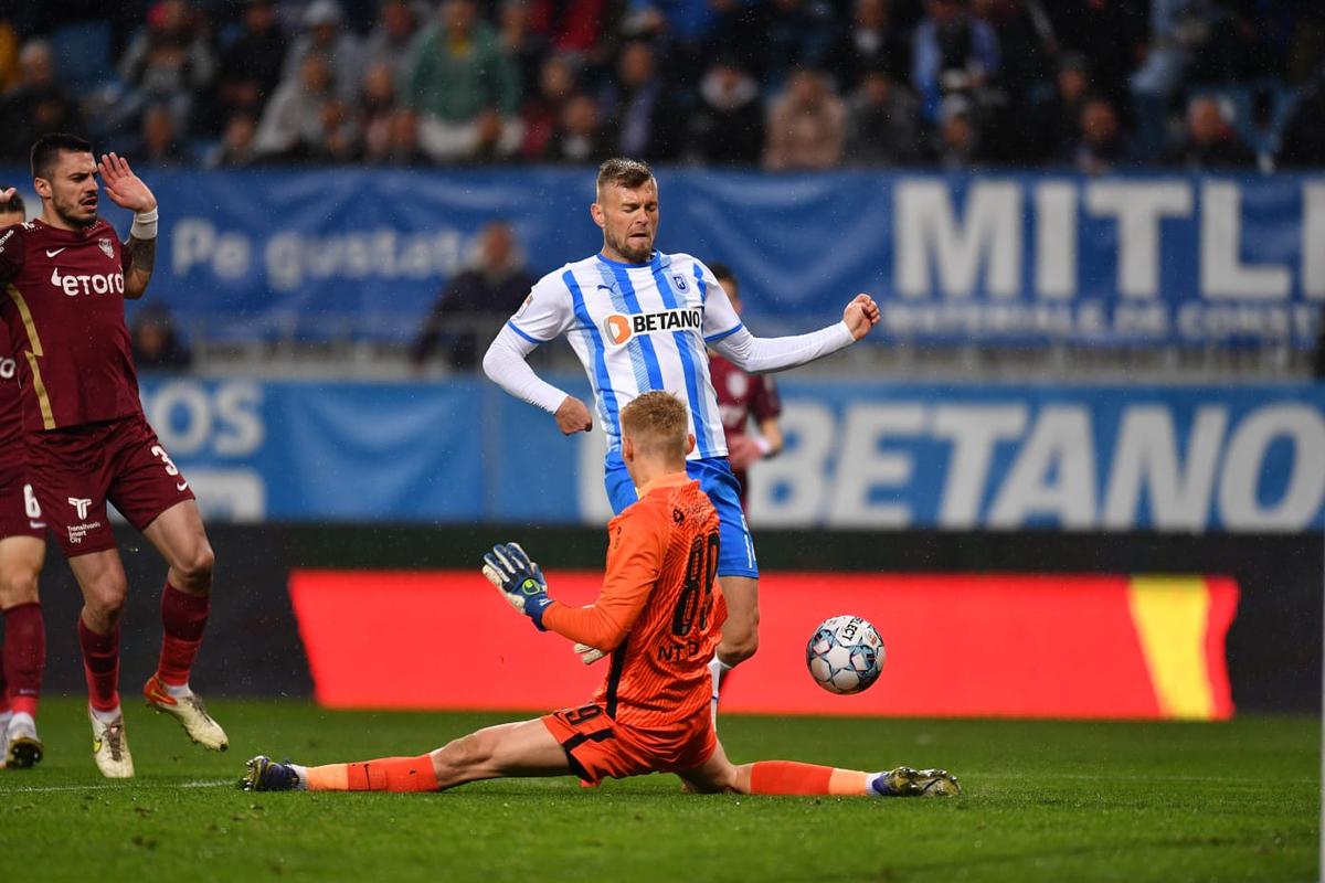 Gol Alexandru Crețu în CSU Craiova - CFR Cluj