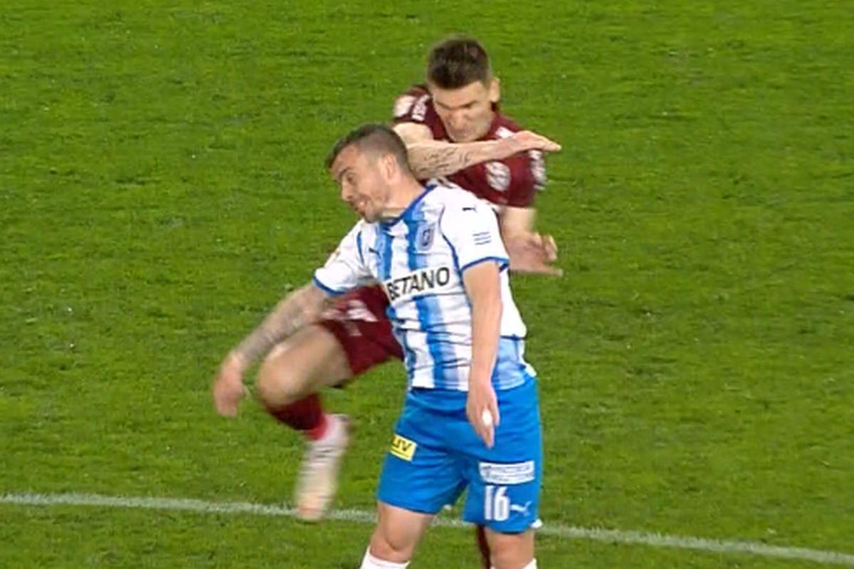 Billel Omrani, gest golănesc în CSU Craiova - CFR Cluj » Brigada lui Radu Petrescu a ratat momentul