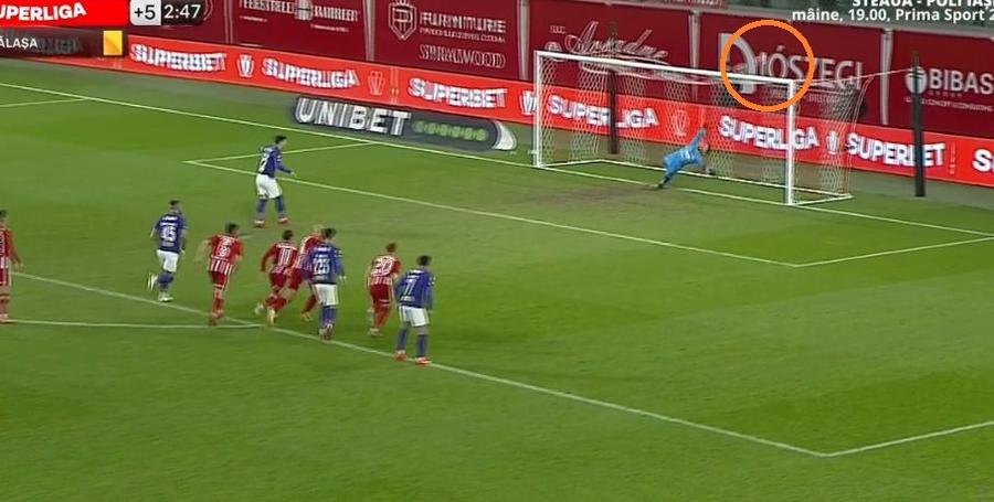 Săpunaru, execuție lamentabilă în Sepsi - Rapid, din penalty-ul acordat cu VAR