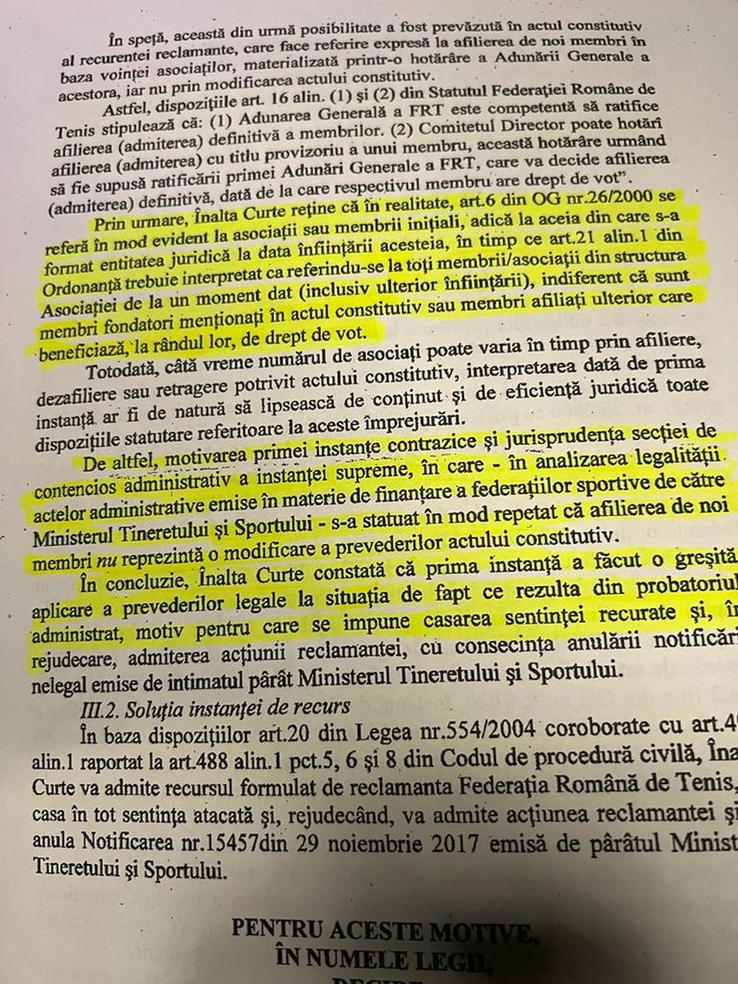 O parte din actele prin care FRT încearcă să-și demonstreze legalitatea