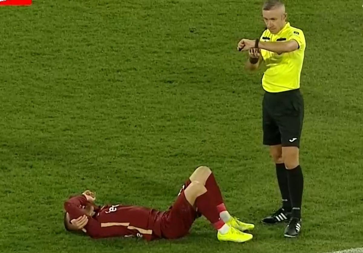 Ion Crăciunescu, enervat de arbitrajul din CFR Cluj - FCSB: „E penalty clar! L-a bătut soarele în cap?!”