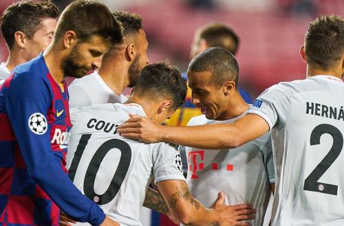 Thiago Alcantara bucurându-se pe când evolua pentru Bayern foto: Imago