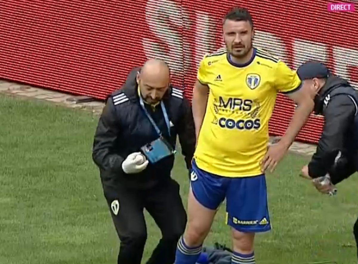Constantin Budescu, accidentat în Petrolul - CS Mioveni