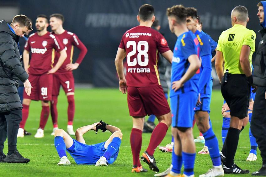 Ovidiu Hoban (numărul 28, cu spatele) a împlinit 40 de ani în decembrie / foto: Cristi Preda (GSP)