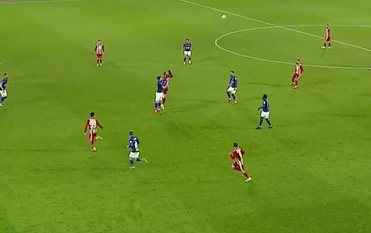 FOTO Sepsi - Rapid, reclamă în loc de gol