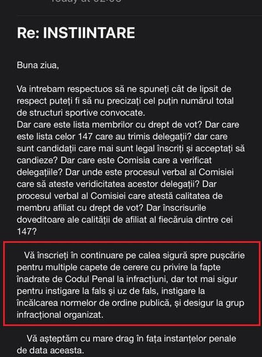Amenințarea la care ar fi apelat Vecerdea Ce simulacru în tenisul românesc! Acuzații grave la vârful Federației: „«A dat» în copii!” vs. „Vă înscrieți pe calea sigură spre pușcărie!”