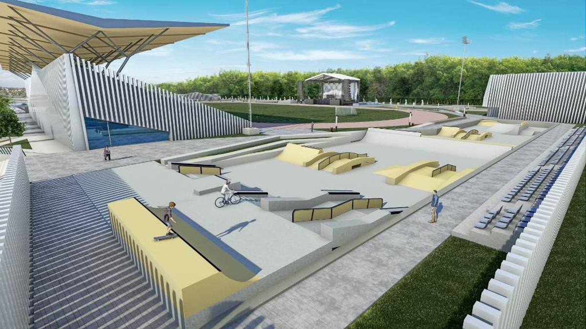 Bistrița. Stadion de fotbal și unul de atletism