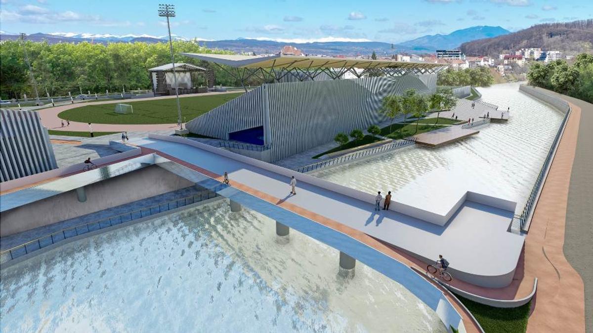 Stadion de 40 de milioane de euro în România, cu bustul lui „Tata Jean” la intrare