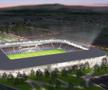 Stadion de 40 de milioane de euro în România, cu bustul lui „Tata Jean” la intrare