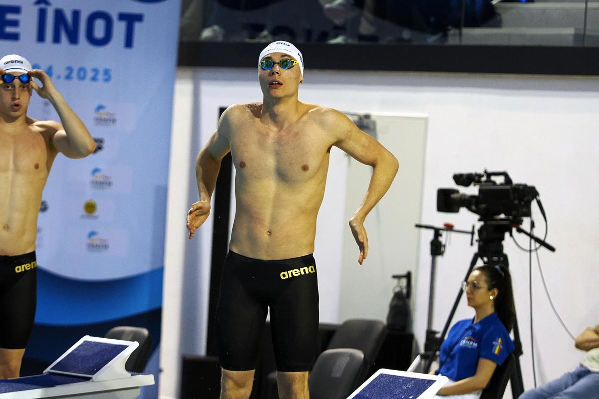 David Popovici, campion național la 200 metri liber
