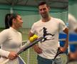 Bojana Jovanovic, alături de Novak Djokovic // foto: Instagram