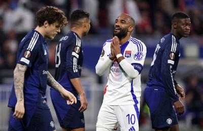 Lyon - Manchester United 2-2 » „Călăii” lui FCSB au remizat în hexagon, iar calificarea se va decide pe Old Trafford