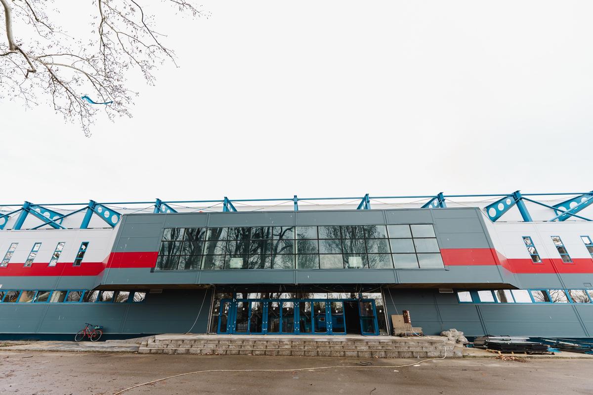 Care e stadiul lucrărilor la patinoarul din Târgu Mureș » Investiția e de 10 milioane de euro