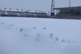 Imagini incredibile de la stadionul pe care azi trebuie să se joace meciul Bodo/Glimt - Lazio!