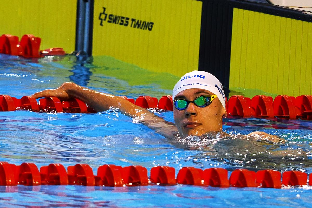 David Popovici s-a impus și în proba de 200 m liber la Campionatele Naționale de la Otopeni