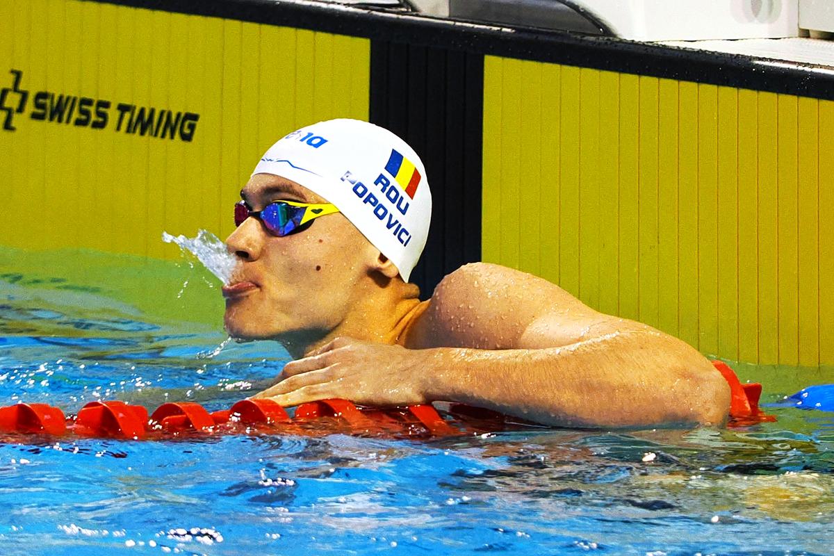 David Popovici s-a impus și în proba de 200 m liber la Campionatele Naționale de la Otopeni
