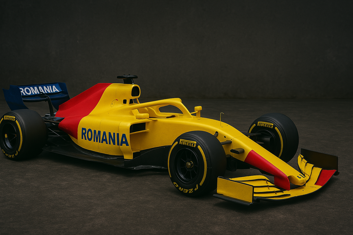Cum ar arăta echipele din România, dacă ar avea monopost de Formula 1 » Imaginile generate cu inteligența artificială sunt FABULOASE