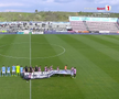 Corvinul Hunedoara, banner special pentru Mircea Lucescu // Captură FOTO: Prima Sport 1