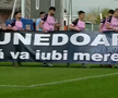 Corvinul Hunedoara, banner special pentru Mircea Lucescu // Captură FOTO: Prima Sport 1
