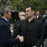 Răzvan Lucescu la înmormântarea lui Mircea Lucescu // foto: Cristi Preda (GSP)