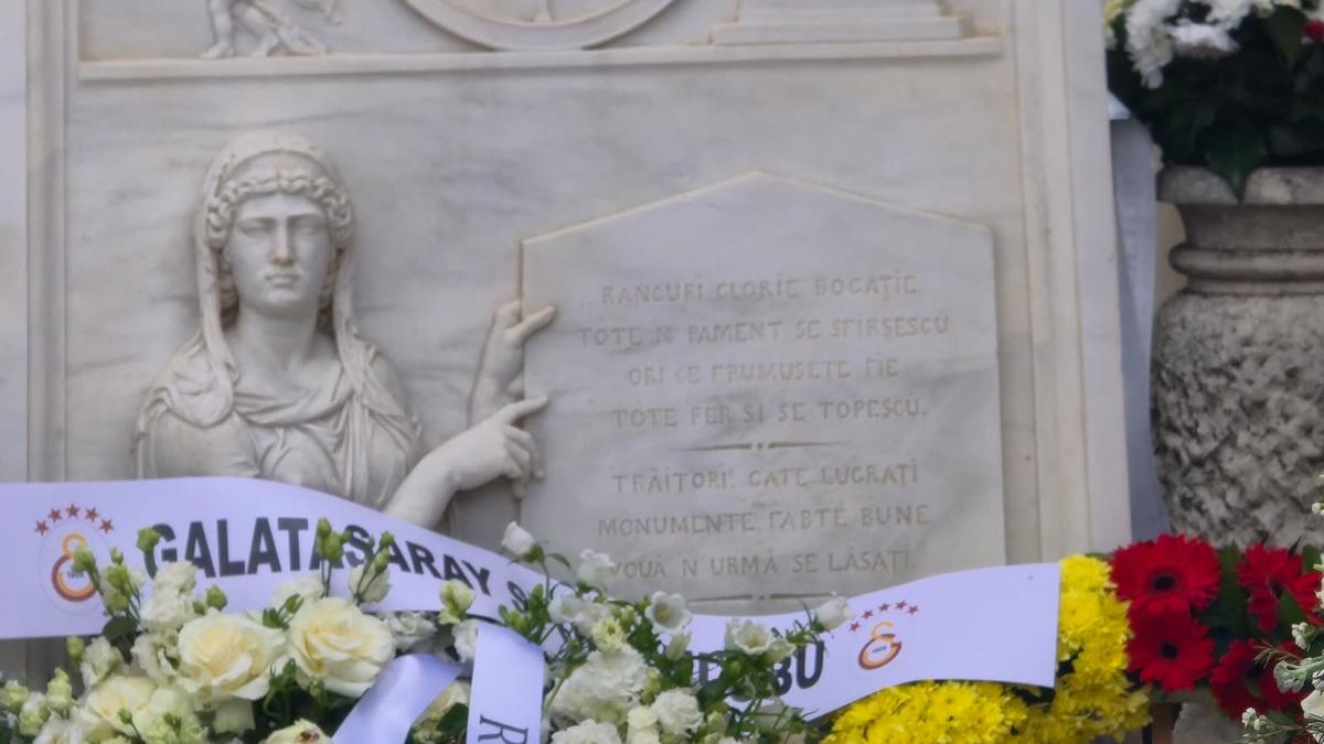 Mesajul emoționant scris pe cavoul lui Mircea Lucescu, înmormântat la Cimitirul Bellu