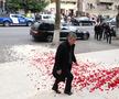 Dorin Mateuț, sosind la biserică / foto: Dumitru Angelescu (Libertatea)