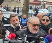 Gigi Becali, oferind declarații la biserică