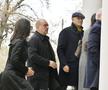 Gigi Nețoiu și George Copos, la înmormântarea lui Mircea Lucescu