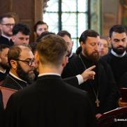 Slujba Înmormântării pentru Mircea Lucescu. Foto: Basilica.ro / Mircea Florescu
