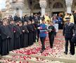 Imagini de la slujba de înmormântare a lui Mircea Lucescu