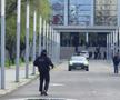 Cortegiul funerar la plecarea de pe Arena Națională