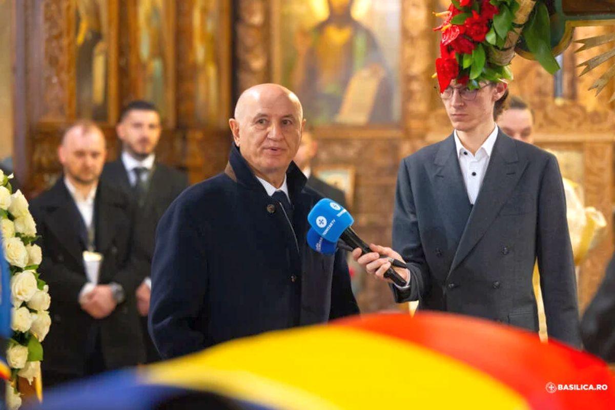 Mesajul lui George Copos la slujba de înmormântare a lui Mircea Lucescu » Cum și-a numit vechiul prieten