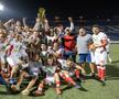 FOTO Imagini din viitorul fotbalului » Cum a arătat finala din primul campionat decis pe teren în pandemie: măști, dezinfectant și filtre de temperatură