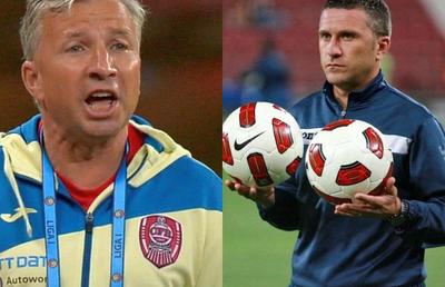 CFR CLUJ. Dan Petrescu a răbufnit în direct la adresa lui Alin Minteuan: „Bă, tu mă minți pe mine?! Adică eu sunt nimeni?!”