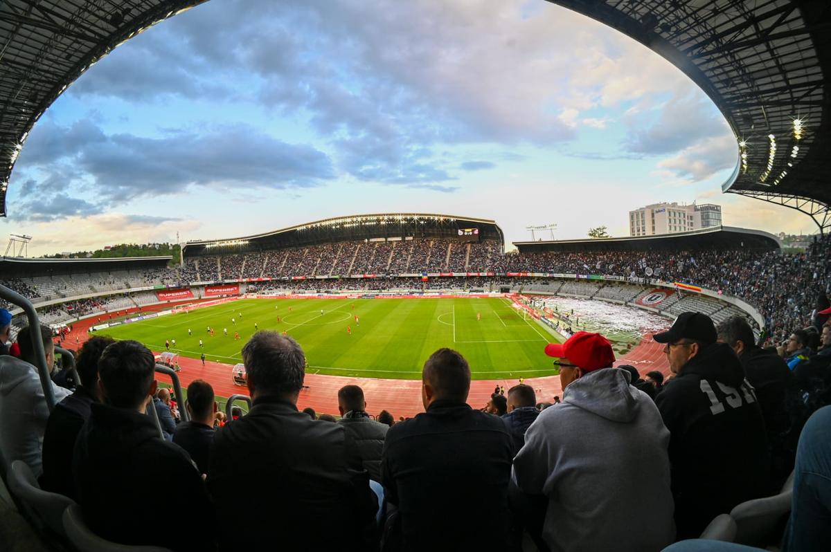 U Cluj - Hermannstadt, meci decisiv în play-off-ul din Liga 2 / FOTO: Raed Krishan