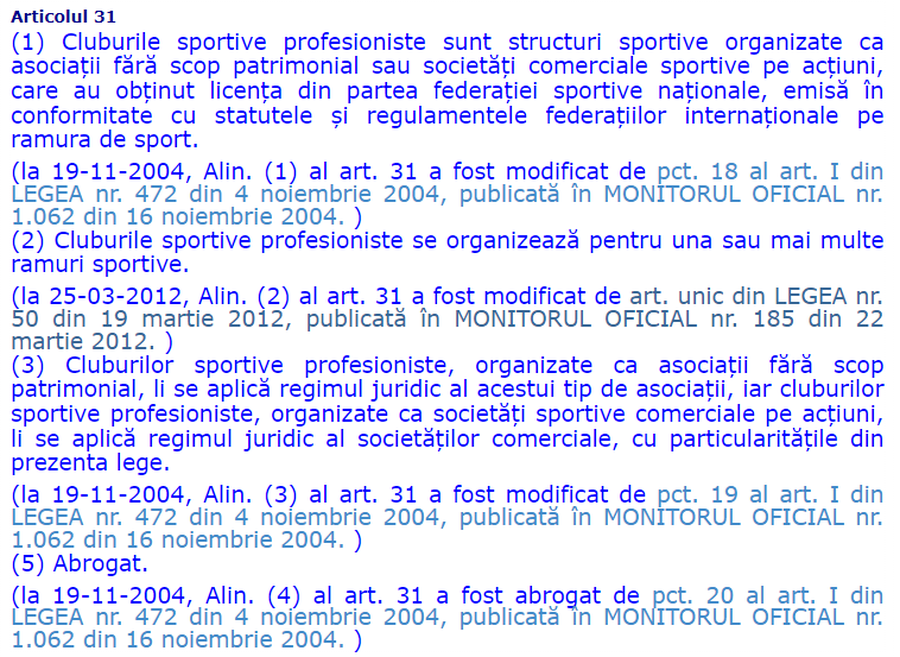 Pasajul din Legea Sportului care interzice promovarea celor de la CSA Steaua CSA Steaua a mers la TAS și a cerut suspendarea barajului » Solicitarea roș-albaștrilor, respinsă + Câți bani au cheltuit oficialii „militarilor”