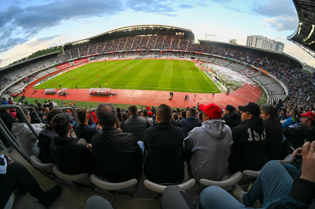 U Cluj - Hermannstadt, meci decisiv în play-off-ul din Liga 2 / FOTO: Raed Krishan