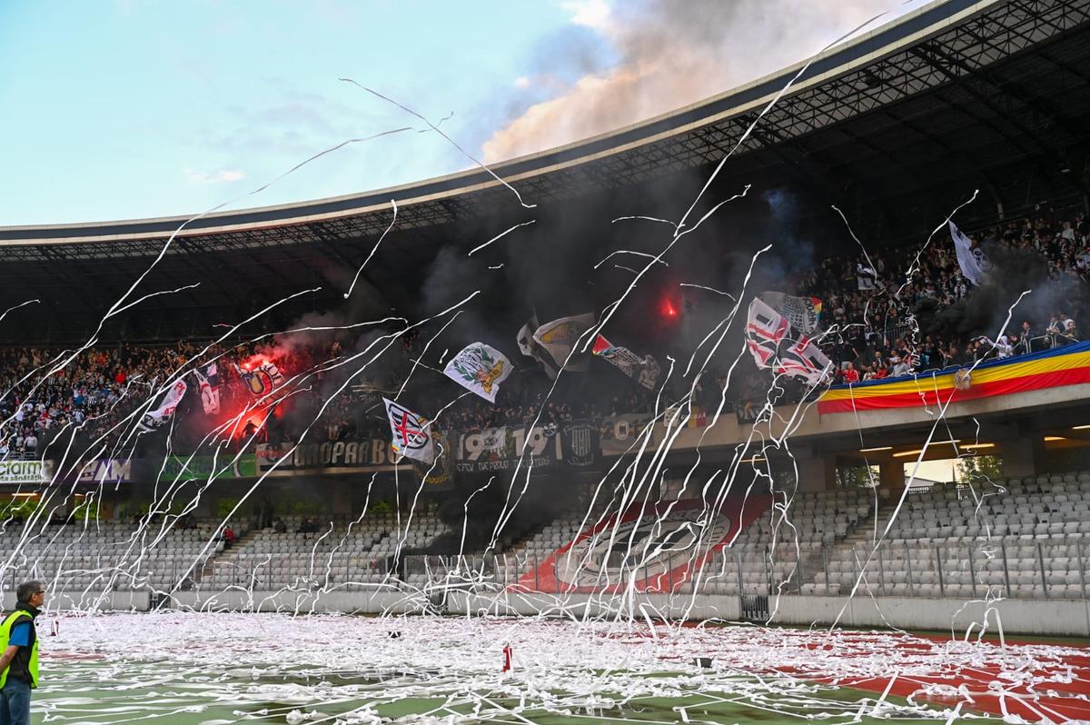U Cluj - Hermannstadt, meci decisiv în play-off-ul din Liga 2 / FOTO: Raed Krishan