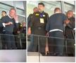 Alfie Haaland, escortat din lojă // foto: Twitter