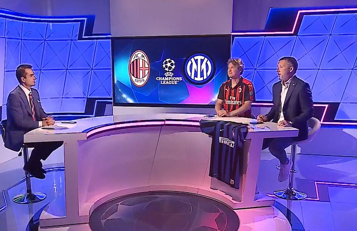 Cum au apărut Florin Răducioiu și Mihai Stoica înainte de AC Milan - Inter