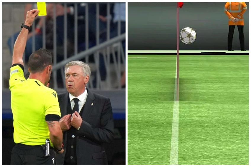 Ancelotti a reclamat că „albii” nu au primit aut la faza anterioară golului