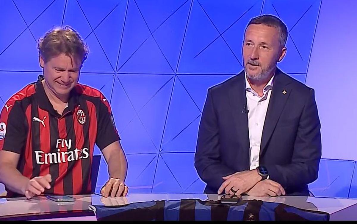 Cum au apărut Florin Răducioiu și Mihai Stoica înainte de AC Milan - Inter