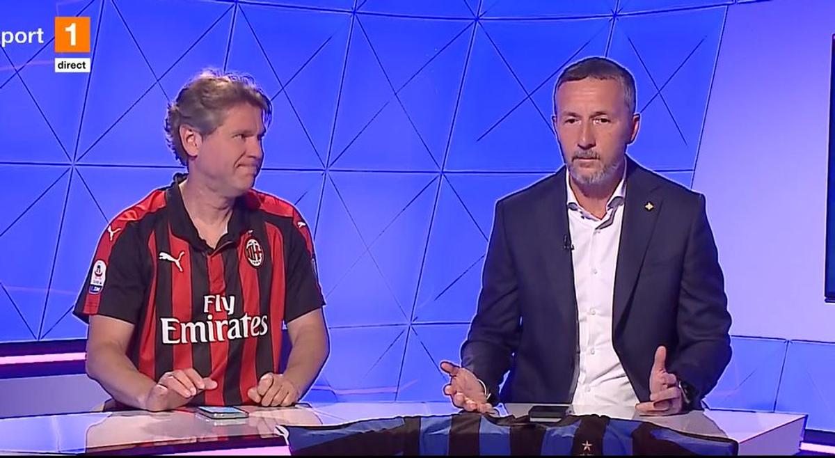 Cum au apărut Florin Răducioiu și Mihai Stoica înainte de AC Milan - Inter