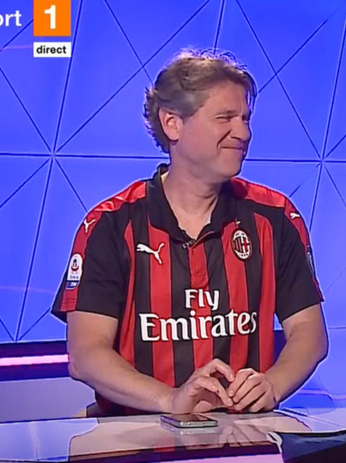 Cum au apărut Florin Răducioiu și Mihai Stoica înainte de AC Milan - Inter