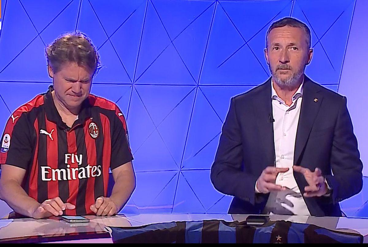 Cum au apărut Florin Răducioiu și Mihai Stoica înainte de AC Milan - Inter