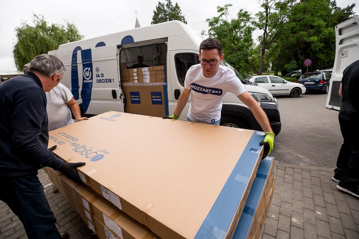 COMPANIA MOZZART BET PENSISTEMUL DE SĂNĂTATE AL ROMÂNIEI: O donație valoroasă a ajuns la spitalul din Arad