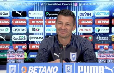 Costel Gâlcă așteaptă mai mult de la jucătorii Craiovei: „Mi-aș dori să arate altfel” » Care este situația lui Mitriță